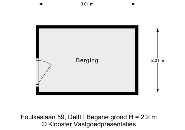 Plattegrond - Foulkeslaan 59, 2625 PZ Delft - Begane grond.jpeg